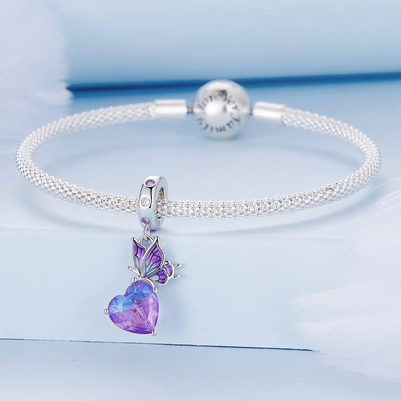 Love Butterfly 925 Silver Charm