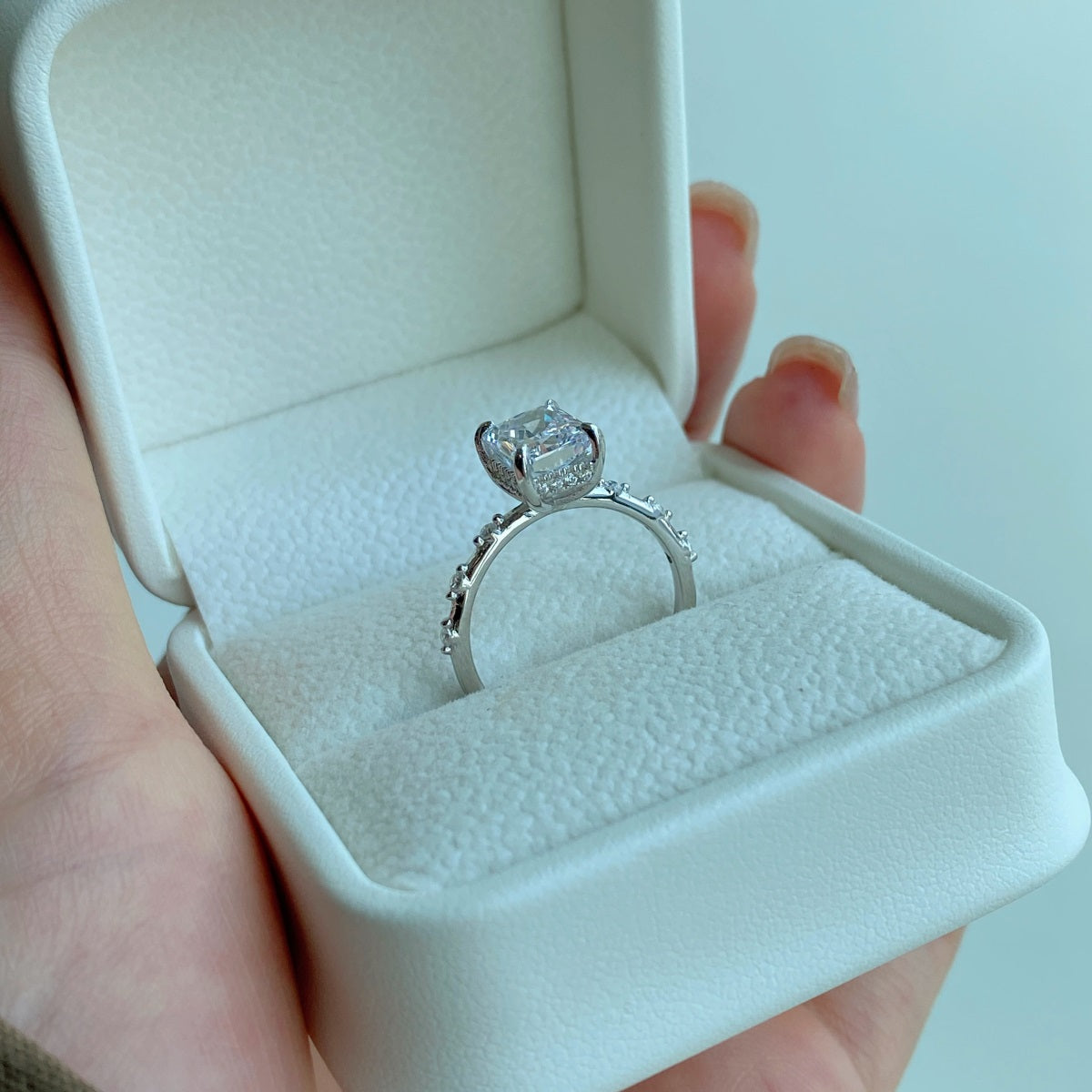 Ice Crushed 925 Silver Ring