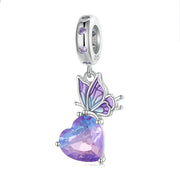 Love Butterfly 925 Silver Charm