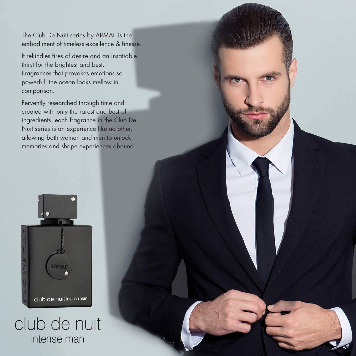 Armaf Club de Nuit Intense for Men - Eau de Parfum, 200ml Long-lasting fragrance