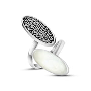 خاتم فضه مصرى حريمي عيار 925 ( إذا أغلق الله باباً فتح الفاً )