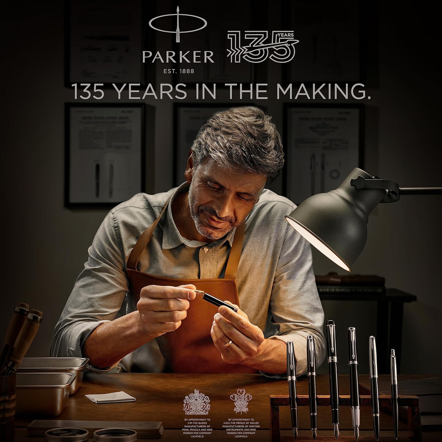 قلم باركر 51 حبر جاف – أسود مع حليات كروم – موديل 2123493