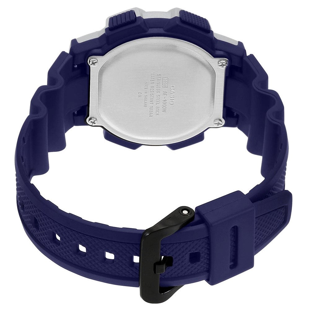 AE-1000W-2AVDF - ساعة يد كاسيو رياضية بسوار مطاط للرجال