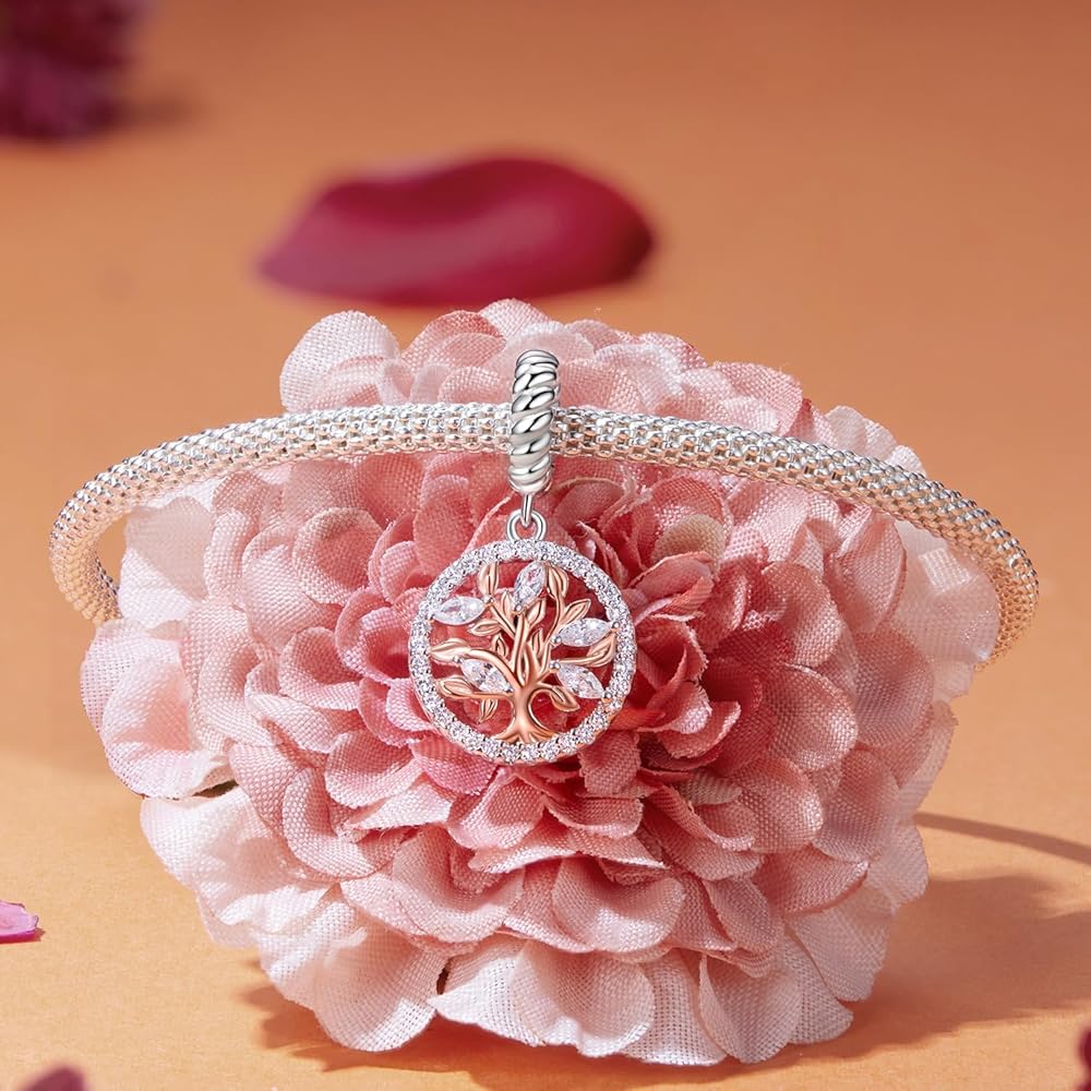 Tree of Life Charm - 925 Sterling Silver