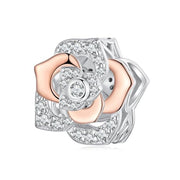 Rose Charm - 925 Sterling Silver