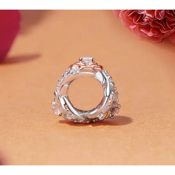Rose Charm - 925 Sterling Silver