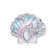 Dreamy Shell Charm - 925 Sterling Silver