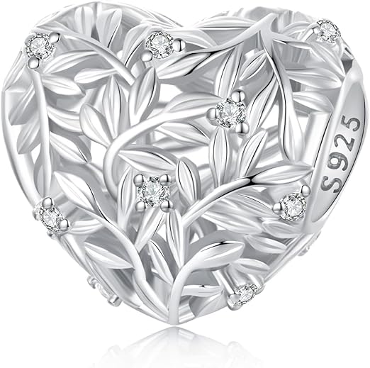 Leaves Charm - 925 Sterling Silver