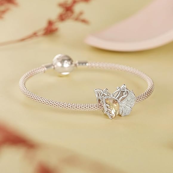 Butterfly Charm - 925 Sterling Silver