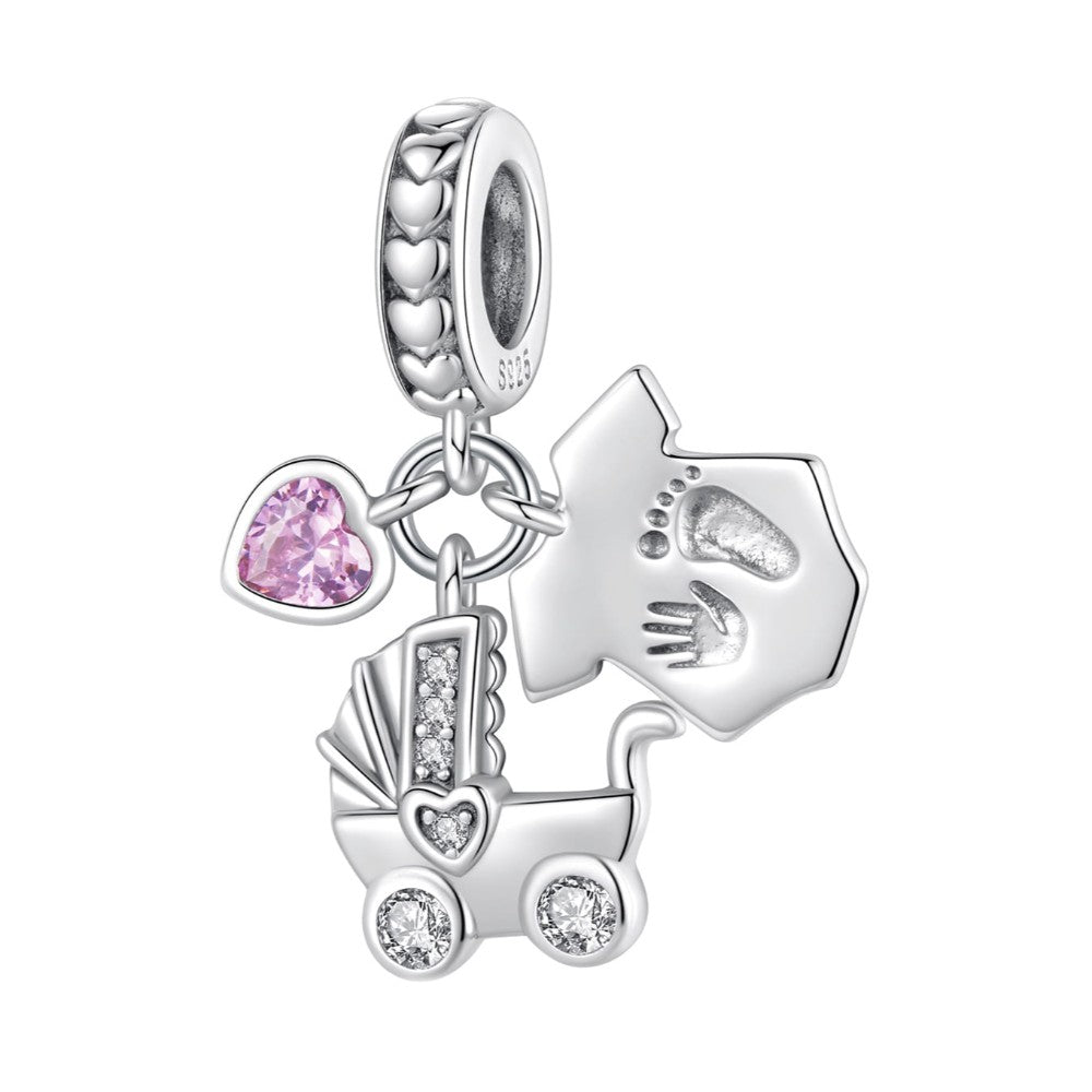 Baby Car 925 Silver Charm