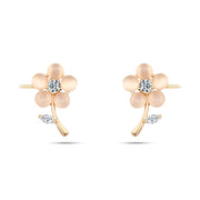 حلق على شكل وردة من الريسن