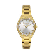 Freelook Women's Watch – Model FL.1.10398-2 – Gold-Tone Metal Strap with Crystal Accents