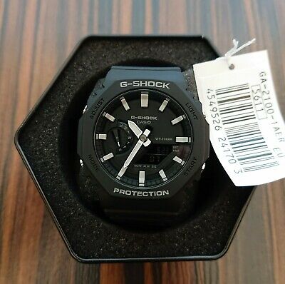 ساعة كاسيو جي شوك GA-2100-1ADR للرجال – مقاومة للصدمات بتصميم أسود أنيق