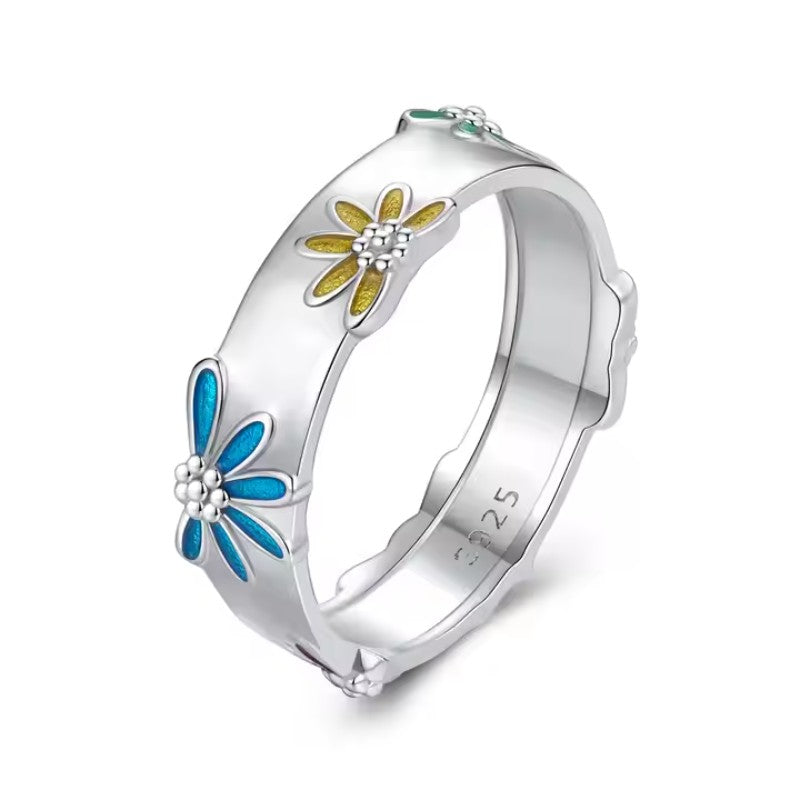 خاتم نسمات الربيع – فضة عيار 925