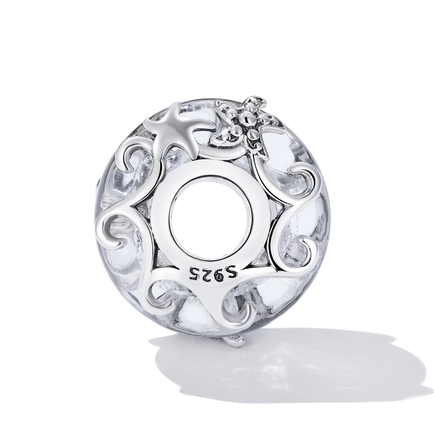 " Sea Waves "925 Silver Charm