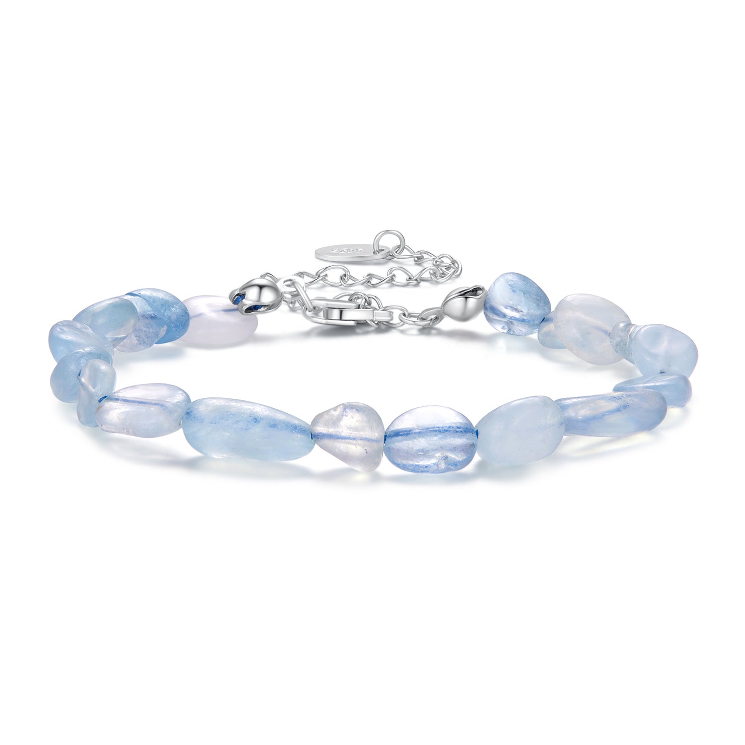 "Blue Crystal" 925 Silver Bracelet