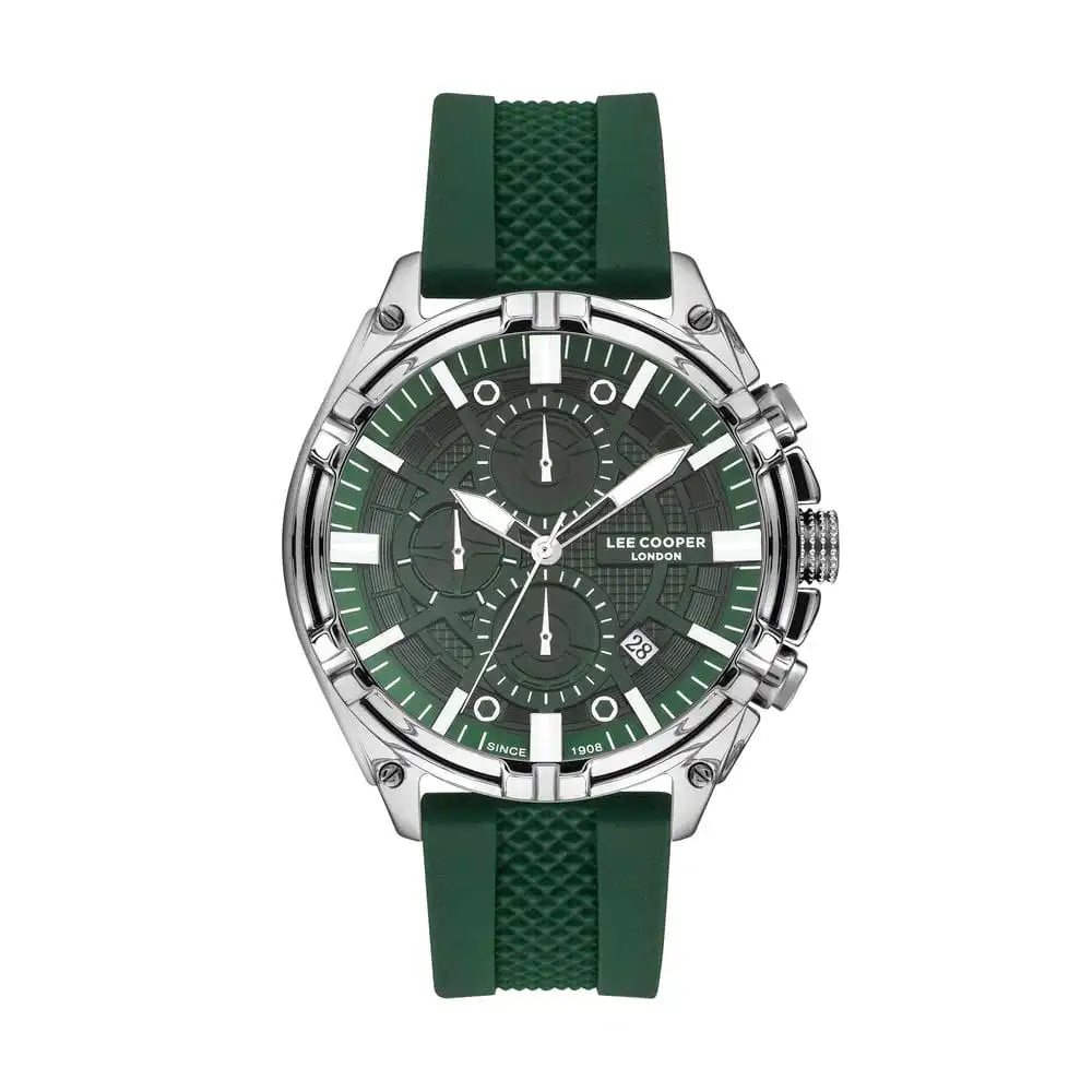 LC07545.677 - ساعة يد لي كوبر متعددة الوظائف بسوار مطاط للرجال