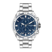 ساعة يد لي كوبر متعددة الوظائف بسوار ستانلس ستيل للرجال