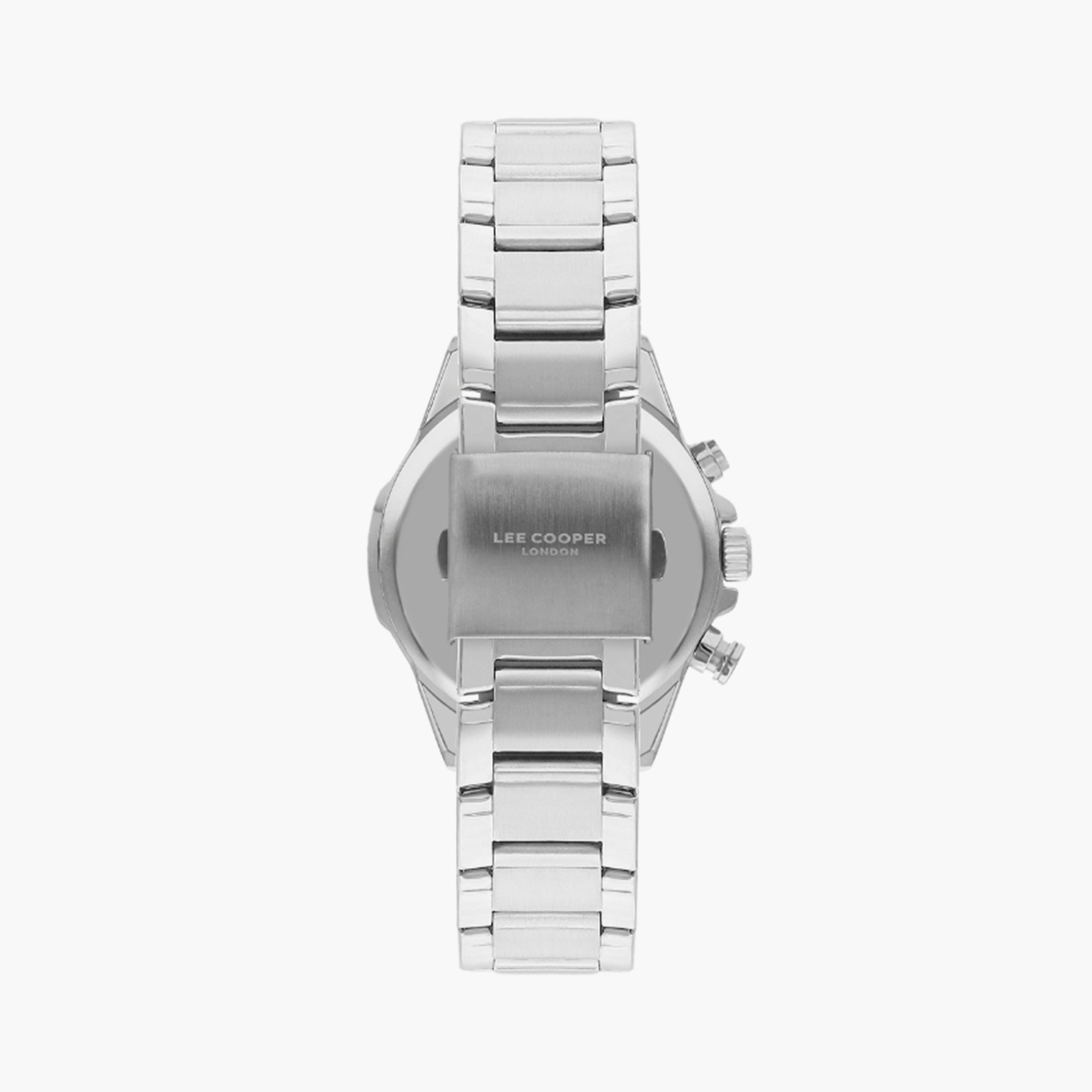 LC07801.330 - ساعة يد لي كوبر متعددة الوظائف بسوار ستانليس ستيل للرجال