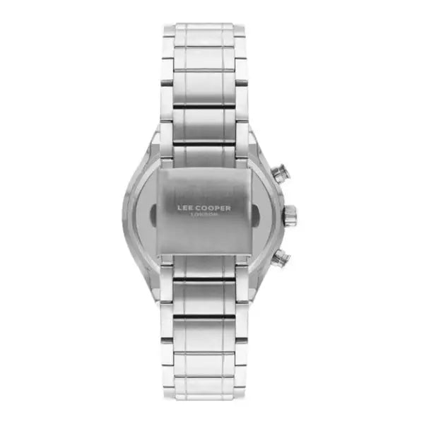 ساعة يد لي كوبر كرونوجراف بسوار ستانلس ستيل للرجال