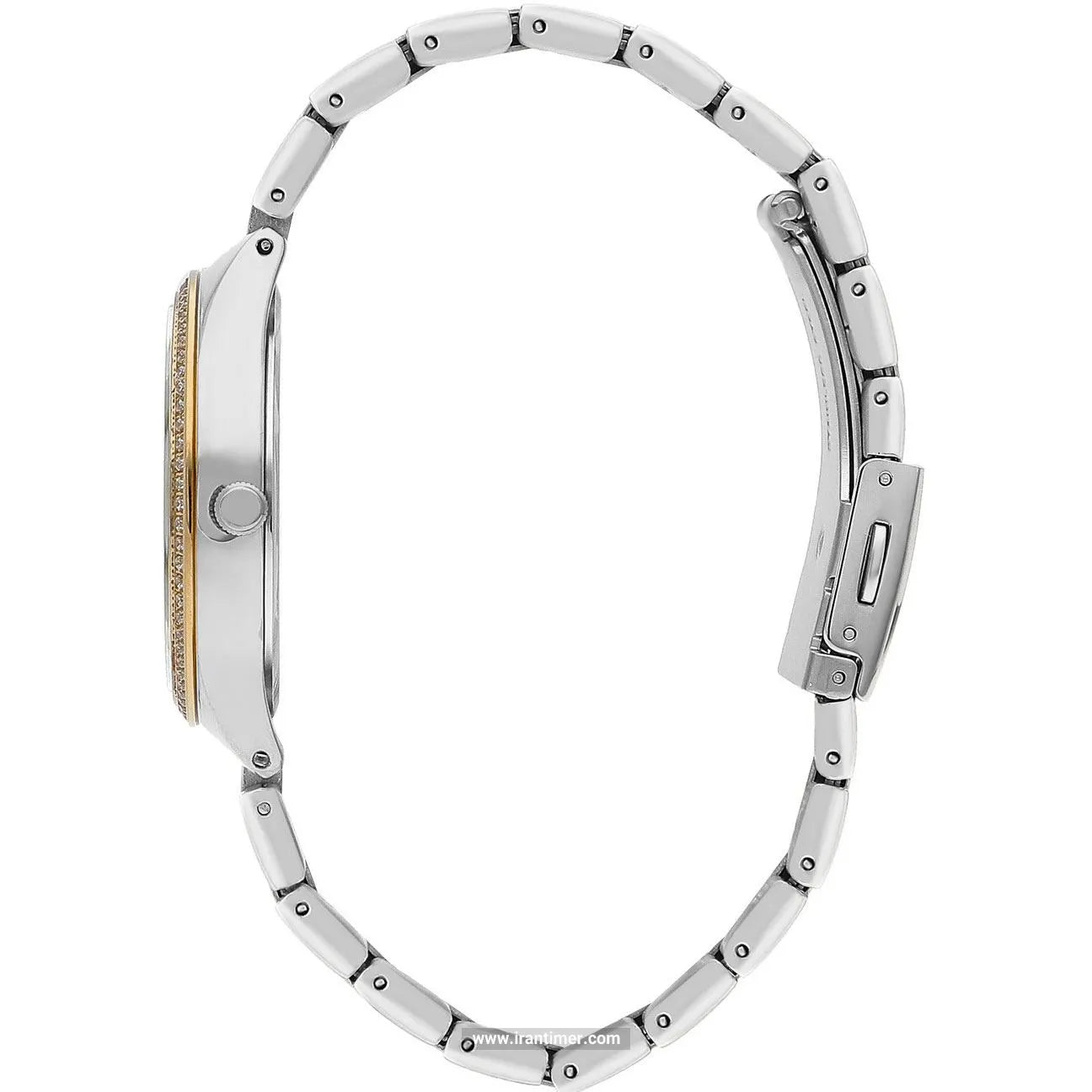 ساعة يد لي كوبر متعددة الوظائف بسوار ستانلس ستيل حريمي