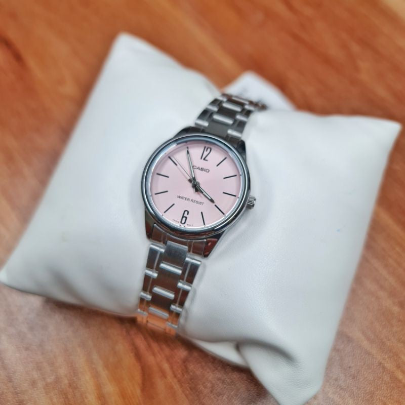 LTP-V005D-4BUDF - ساعة يد كاسيو حريمي ستانلس ستيل