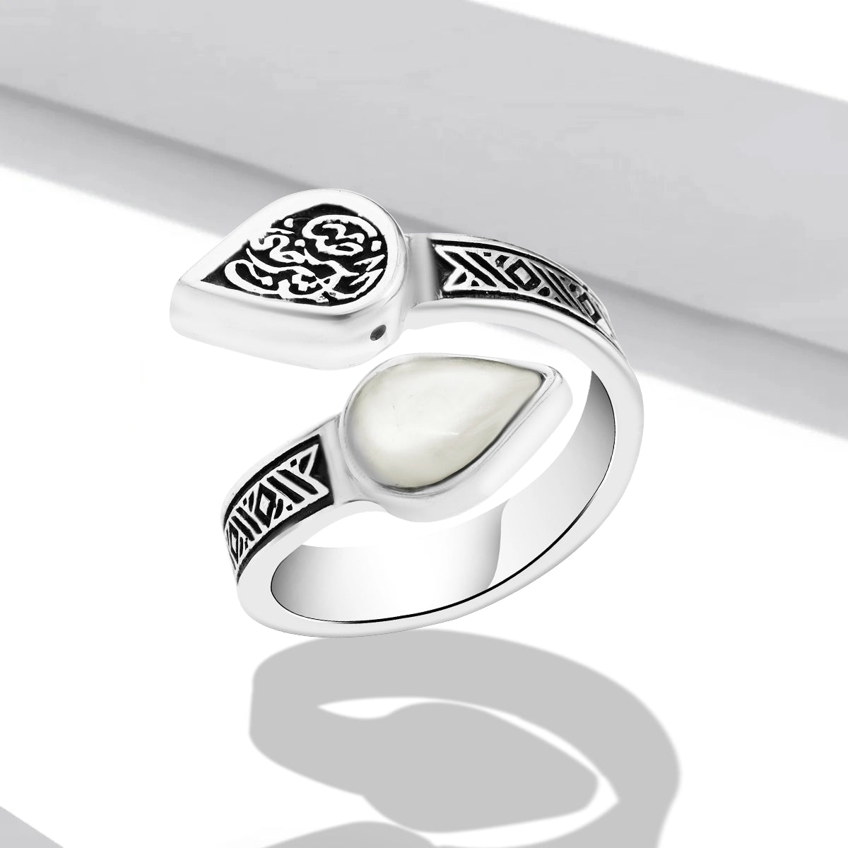 خاتم فضه مصري حريمي عيار