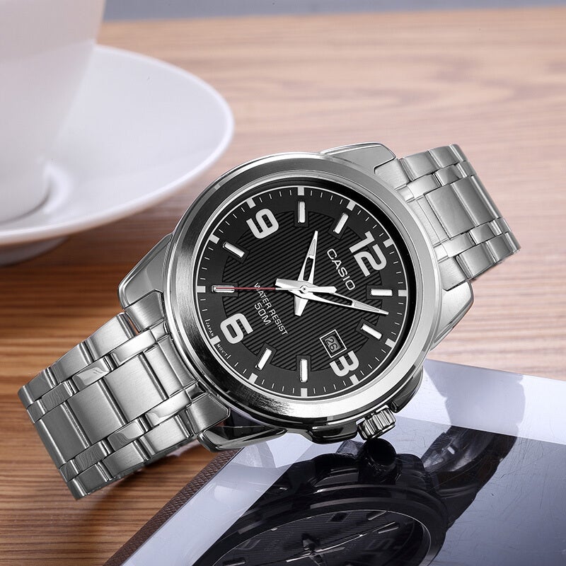 MTP-1314D-1AVDF - Casio Digital Stainless steel Men's Watch