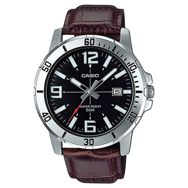 Casio Leather Analog men’s Watch