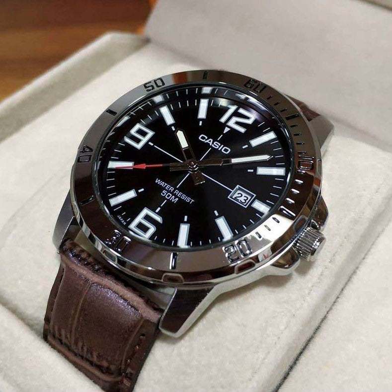Casio Leather Analog men’s Watch