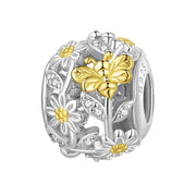 Sunflower 925 Silver Charm
