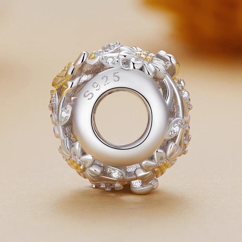 Sunflower 925 Silver Charm