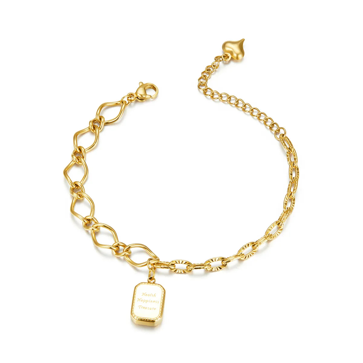 "Happiness" 925 Silver Bracelet