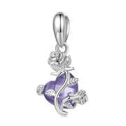 Rose Heart 925 Silver Charm