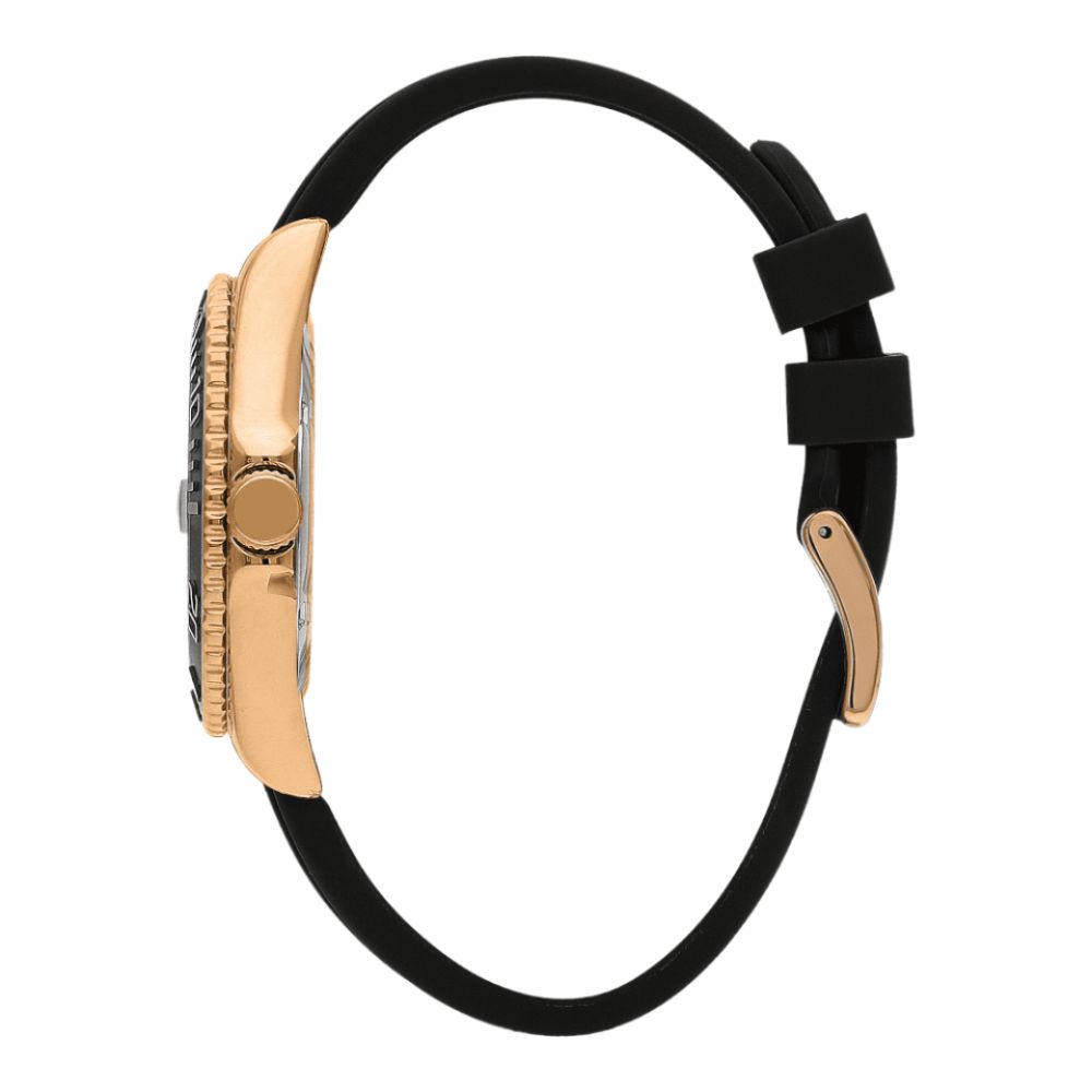 ساعة يد بيفرلي هيلز بولو كلوب بسوار مطاط أنالوج للرجال