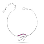 إنسيال فضة عيار 925 بتصميم أنيق على شكل تمثال عين حورس