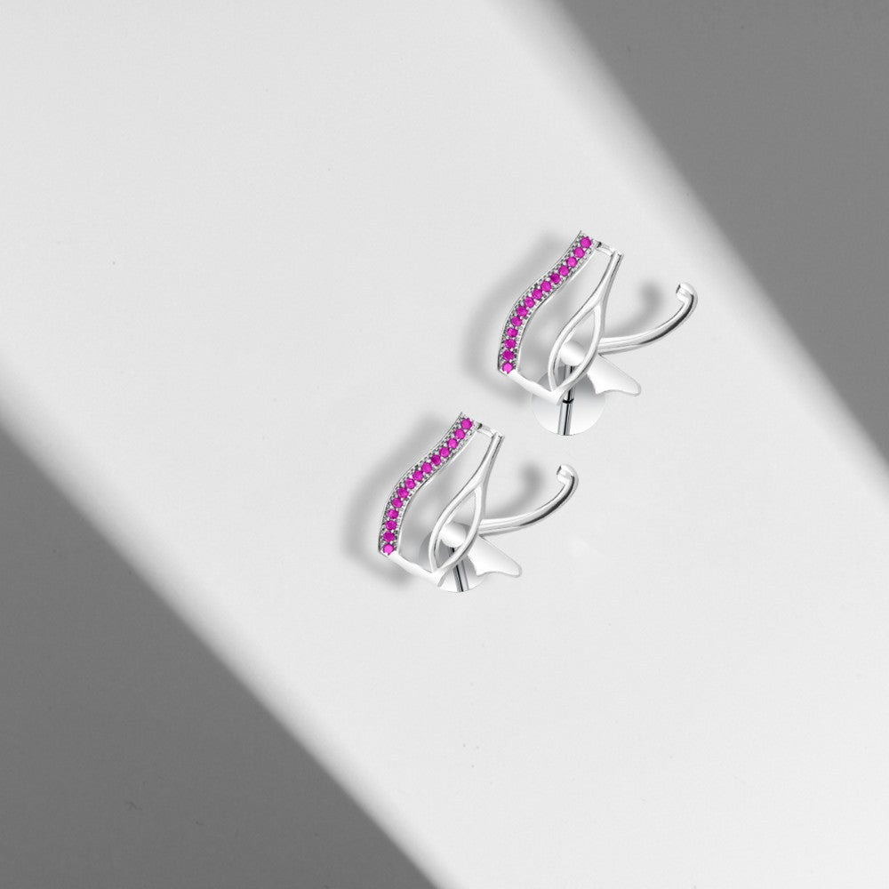 حلق فرعوني عين حورس فضه عيار 925