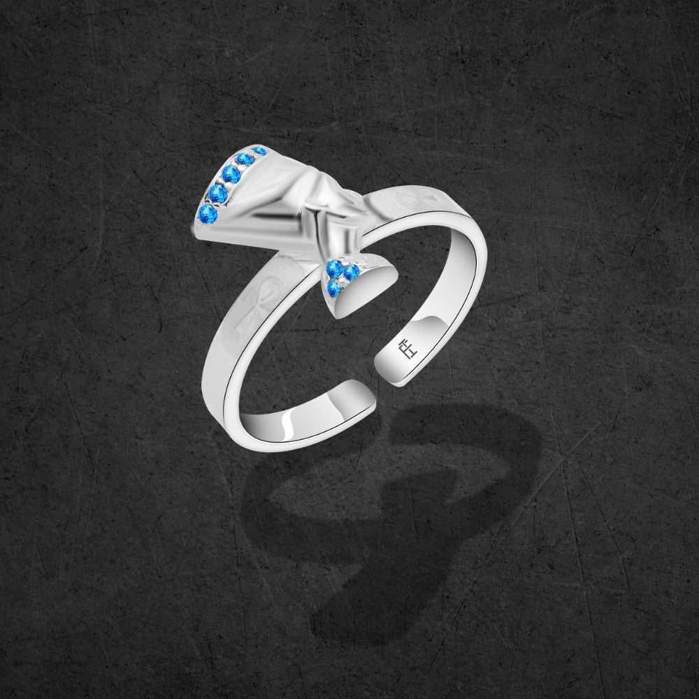 خاتم فرعوني نفرتيتي فضة عيار 925