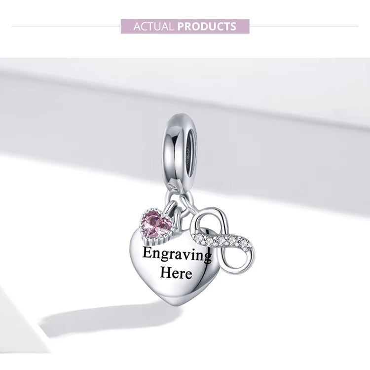 Charm "Eternal Love" Sterling Silver 925