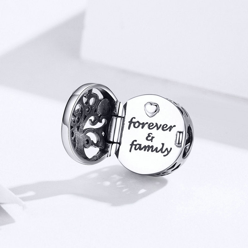 Family Tree 925 Silver Charm