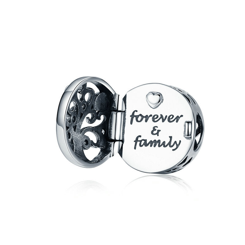 Family Tree 925 Silver Charm