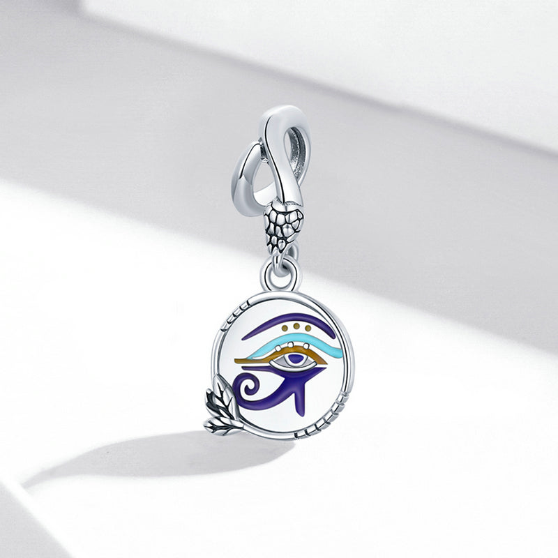 Egypt-Twin Eyes 925 Silver Charm