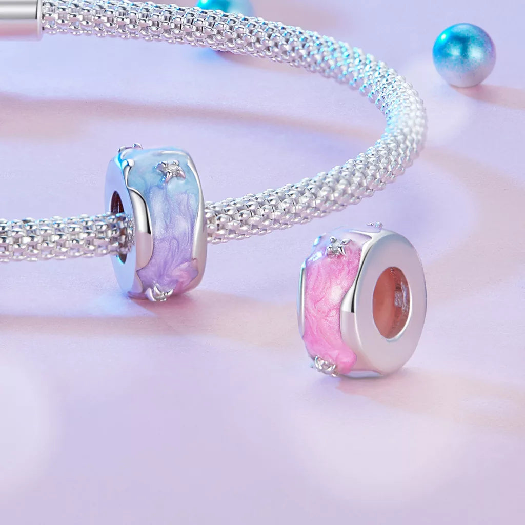 "Sunset Colors" Charm 925 Silver