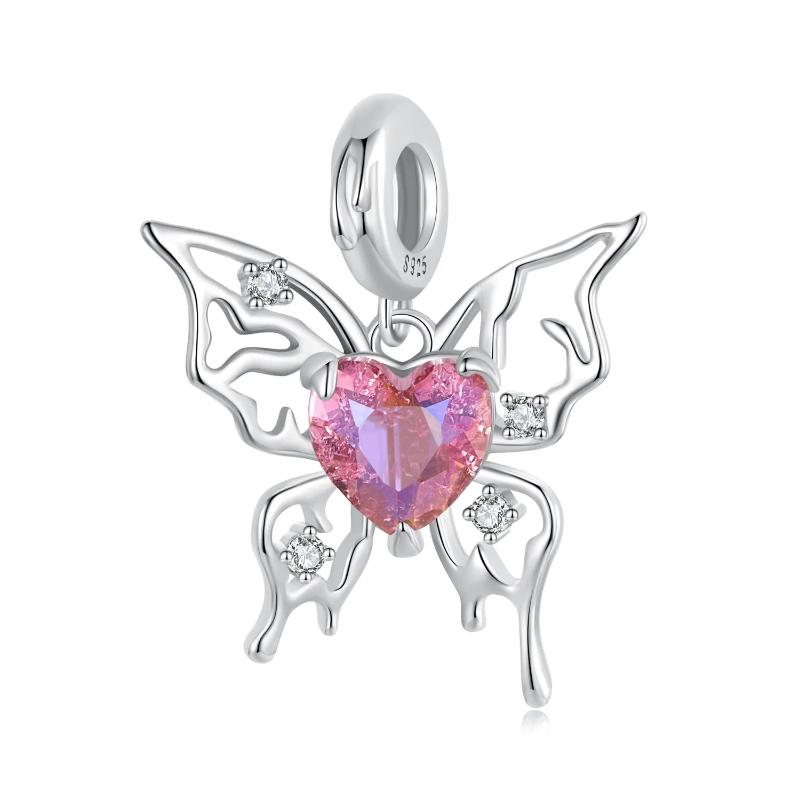 Bloody Butterfly Charm - 925 sterling silver