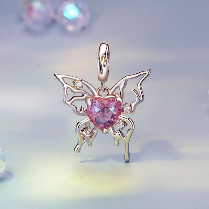 Bloody Butterfly Charm - 925 sterling silver