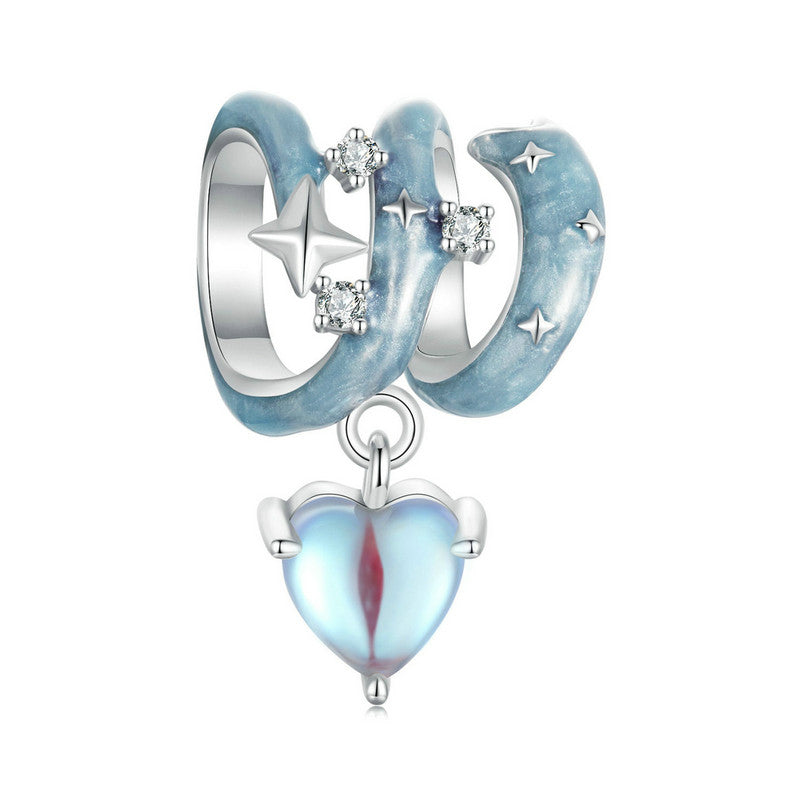 Charm "Celestial Heart" Sterling Silver 925