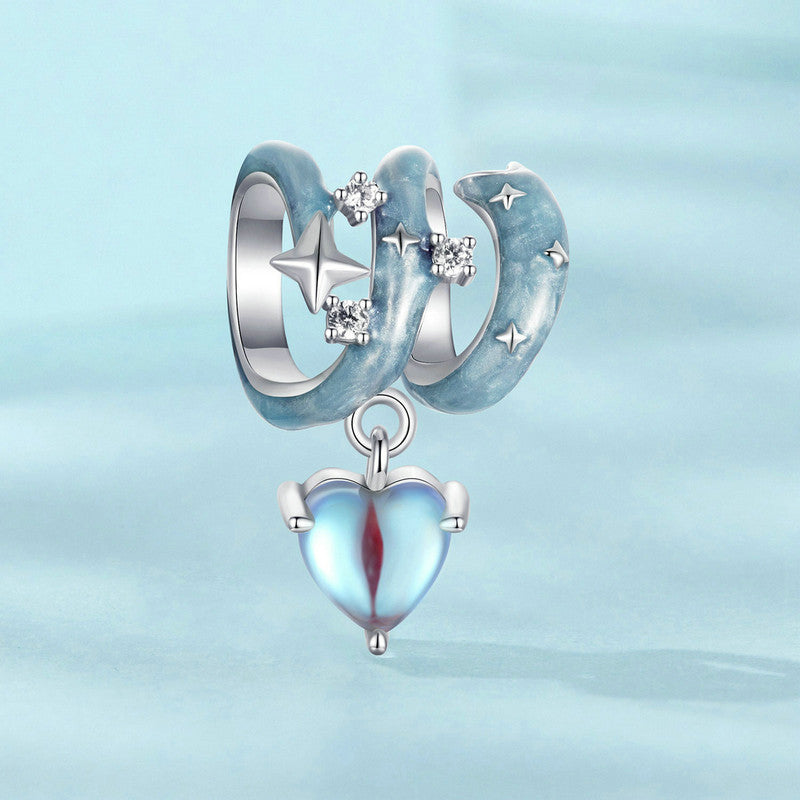Charm "Celestial Heart" Sterling Silver 925