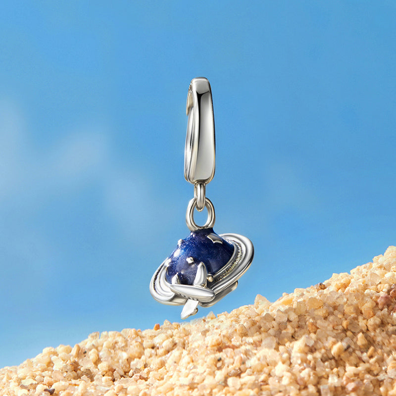 " Moon Journey "925 Silver Charm