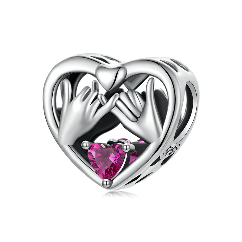 " Love Forever " 925 Silver Charm