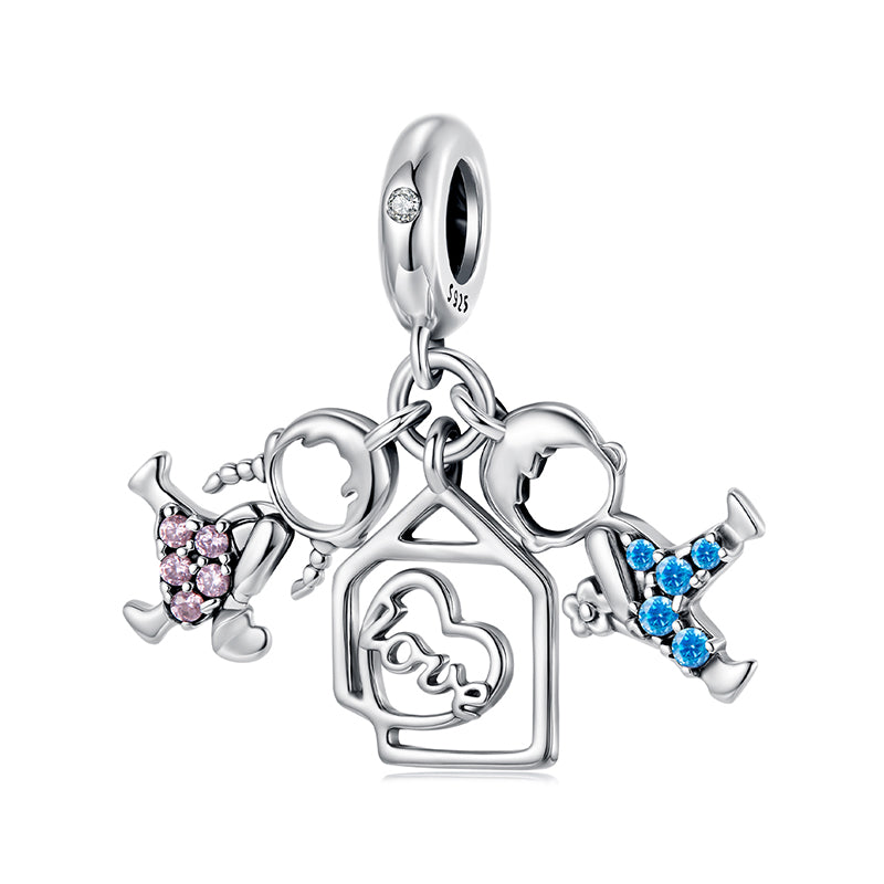 " My Little Ones" 925 Silver Charm